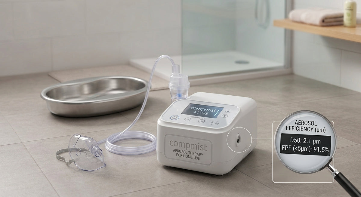 Portable Compressor Nebulizer Machine for Kids & Adults – Aerosol Therapy Kit