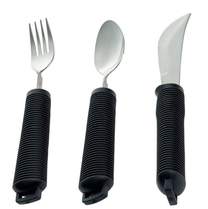Adaptive Easy-Grip Cutlery Set – Comfortable Utensils for Seniors
