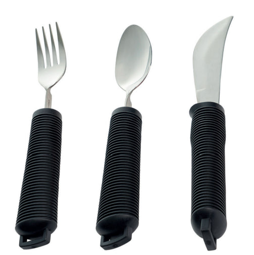 Adaptive Easy-Grip Cutlery Set – Comfortable Utensils for Seniors