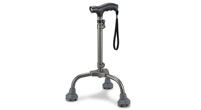 Adjustable Tripod Walking Stick – Ultra-Stable Standing Cane with Comfort Handle
