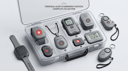 Personal Safety Alert Kit – Medical Panic Buttons, SOS Pendant & Emergency Alarm Set for Seniors