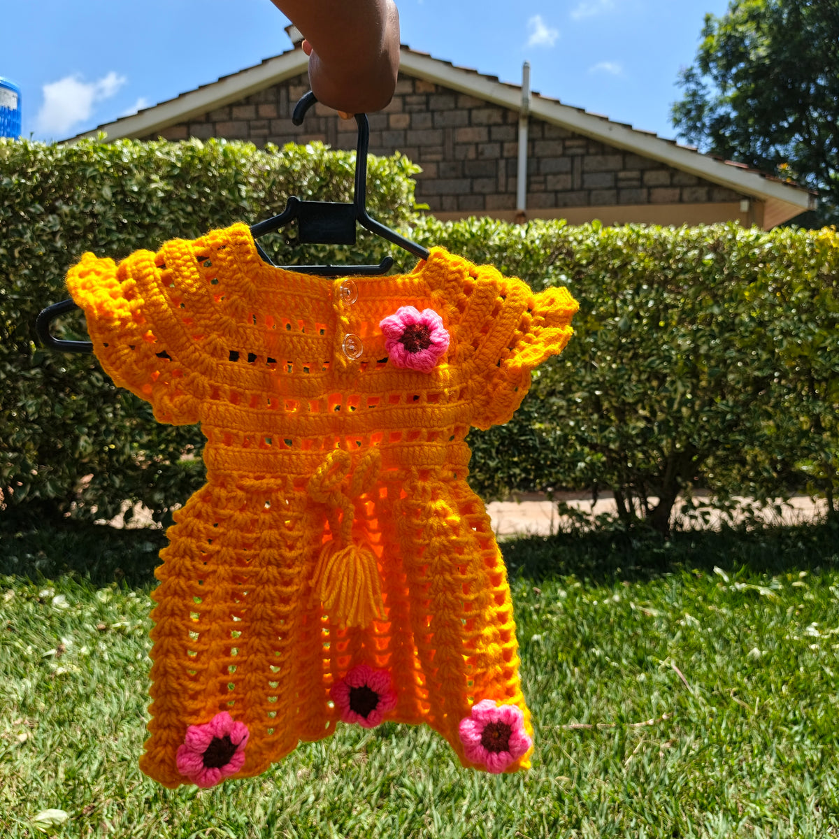 Crochet Baby Dress 3-4 years