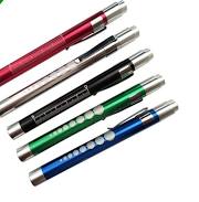 LED Medical Penlight with Pupil Gauge Scale – Reusable Diagnostic Pen Torch