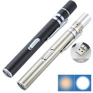 LED Medical Penlight with Pupil Gauge Scale – Reusable Diagnostic Pen Torch