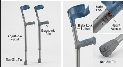 Elbow Crutches for Walking Support