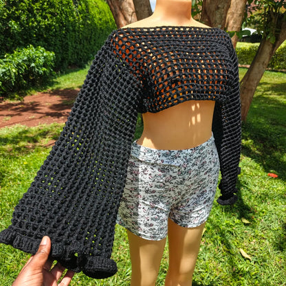 Women’s Crochet Shrug – Unique Handmade Cover-Up | Sir James Care Homes