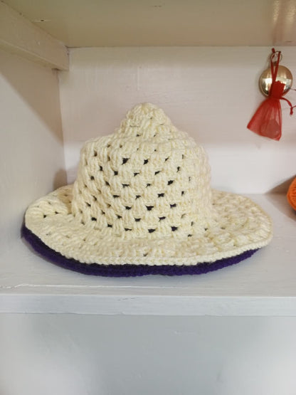 Handmade Crochet Sunny Hat – Stylish Sun Protection | Sir James Care Homes (KSh 1,200)