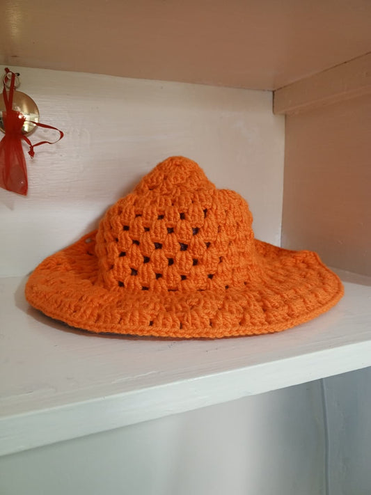 Handmade Crochet Sunny Hat – Stylish Sun Protection | Sir James Care Homes (KSh 1,200)