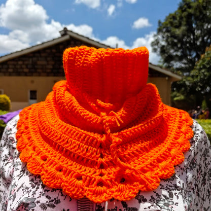 Elegant Jene Crochet Scarf Kenya – Stylish Handmade Accessory with Purpose (KSh 1,500)