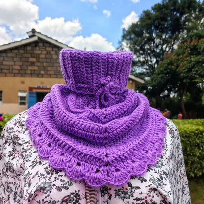 Elegant Jene Crochet Scarf Kenya – Stylish Handmade Accessory with Purpose (KSh 1,500)