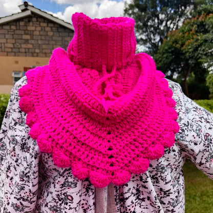 Elegant Jene Crochet Scarf Kenya – Stylish Handmade Accessory with Purpose (KSh 1,500)