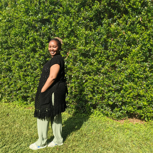 Ladies Crochet Kimono Kenya – Stylish Handmade Cover-Up with Purpose (KSh 2,500)