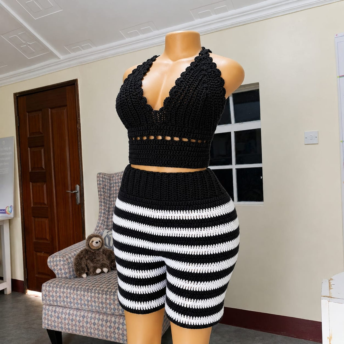 Ladies Two-Piece Set – Stylish & Handmade | Sir James Care Homes (KSh 1,800)