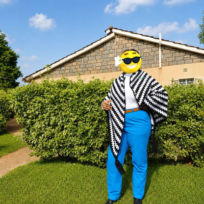 Zigzag Striped Crochet Shawl – Stylish Handmade Wrap | Sir James Care Homes (KSh 2,500)