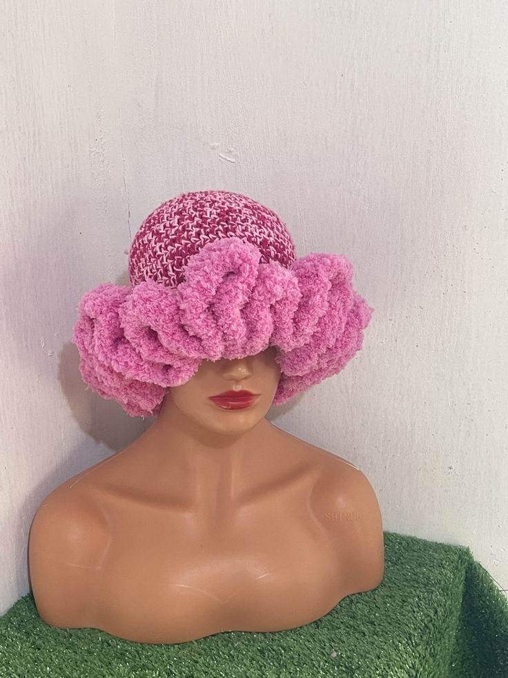 Fluffy Crochet Ruffle Hat – Soft & Stylish | Sir James Care Homes (KSh 1,700)