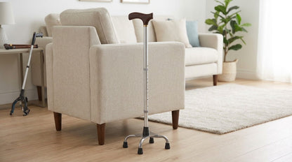 Quadpod Walking Stick