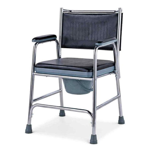 Portable Folding Bedside Commode Chair – Heavy-Duty Bathroom Safety Toilet