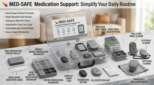 Automatic Pill Dispenser & Smart Medication Reminder Kit – Weekly Pill Organizer with Timed Alarm