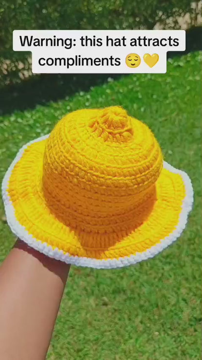 Handmade Crochet Sunny Hat – Stylish Sun Protection | Sir James Care Homes (KSh 1,200)