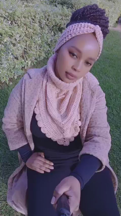 Elegant Jene Crochet Scarf Kenya – Stylish Handmade Accessory with Purpose (KSh 1,500)