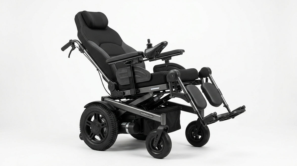 Reclining Electric Wheelchair – Heavy-Duty Motorized Power Chair with Dynamic Joystick & Adjustable Headrest