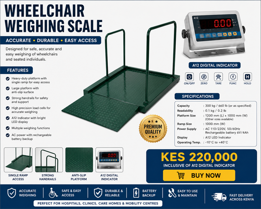 Wheel Chair Bound Digital Weighing Scale