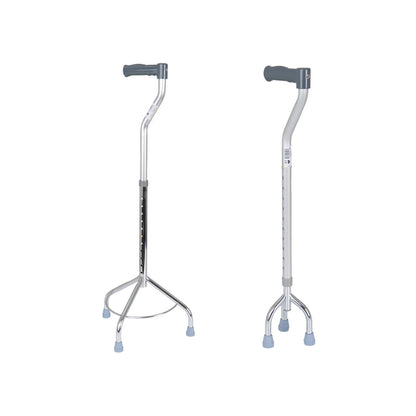 Adjustable Tripod Walking Stick – Ultra-Stable Standing Cane with Comfort Handle