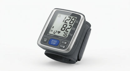 Automatic Digital Wrist Blood Pressure Monitor with LCD Display & Memory Storage