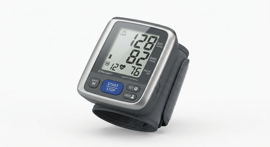 Automatic Digital Wrist Blood Pressure Monitor with LCD Display & Memory Storage
