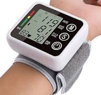 Automatic Digital Wrist Blood Pressure Monitor with LCD Display & Memory Storage